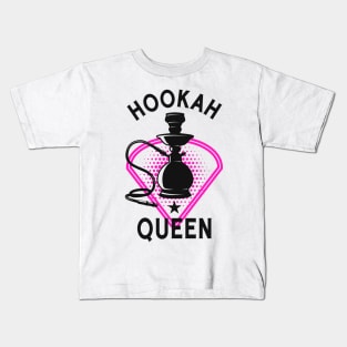 Hookah Queen Shisha Vaper Water Pipe Women Kids T-Shirt